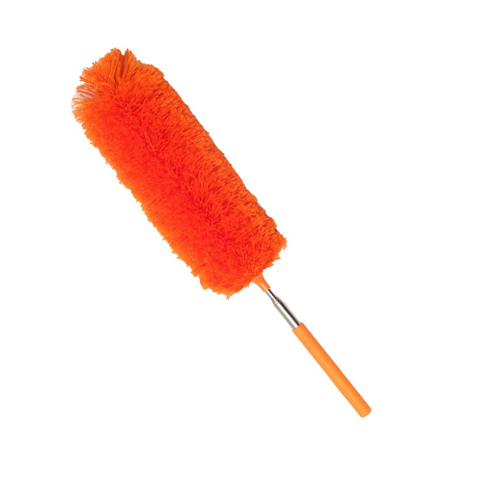 Newly Soft Microfiber Duster Brush Static Anti Dusting Brush Home Air-condition Car Furniture Cleaning XSD88: Orange