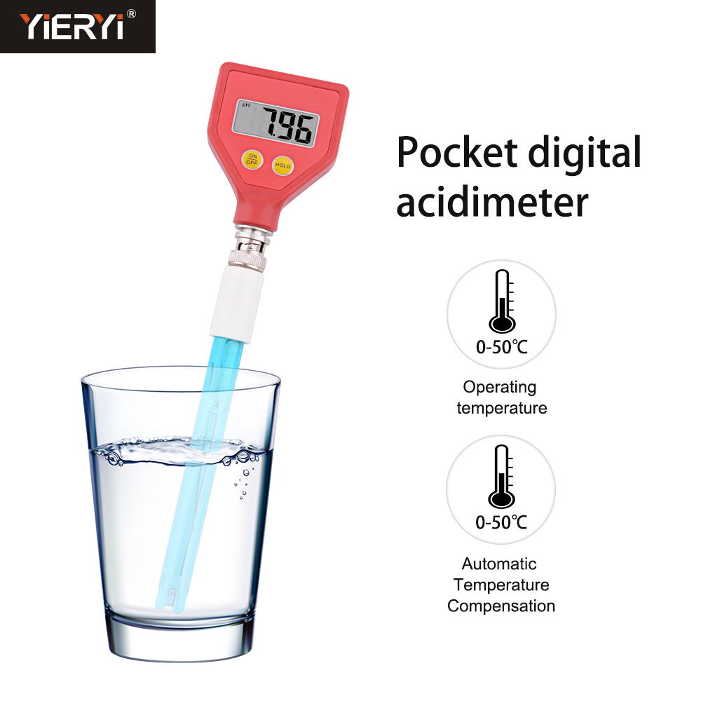 Yieryi Zuurgraad Meter Digitale PH Meter Bodem Meter Tester Voor Planten Bloemen Plantaardige Zuurgraad Vocht PH Meting: PH-98106