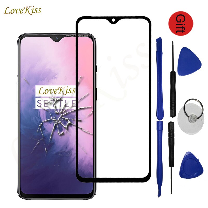 For Oneplus 7 7T 6T 6 5 5T GM1903 One Plus 3 A3000 3T A3010 Touch Screen Sensor Front Panel Digitizer Glass Cover Replacement