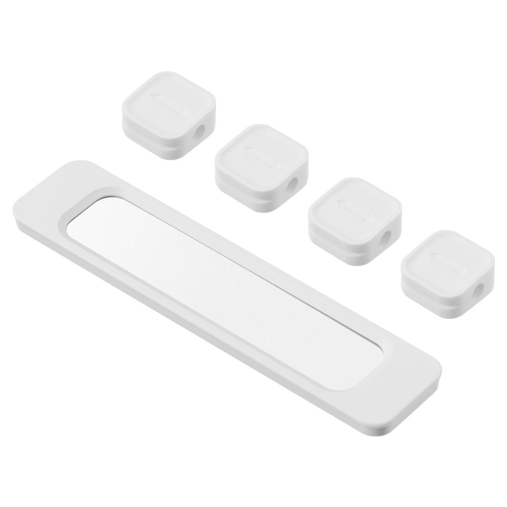 Selbst-Klebstoff Silikon Magnetische Kabel Organizer DIY USB Kabel Halfter Silikon flexibel Schreibtisch Clips für Maus Draht Veranstalter: Licht Grün
