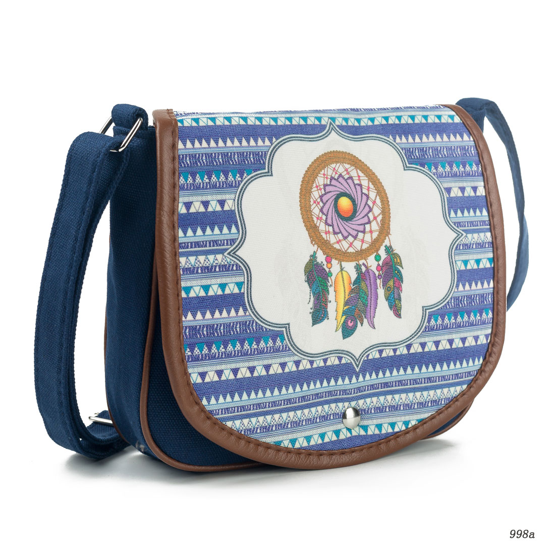 Miyahouse Donne di Estate Borse A Tracolla Flap Bag Della Signora di Tela di Canapa Del Fumetto Del Gufo Stampato Crossbody Borse A Spalla Piccola Femmina Borse