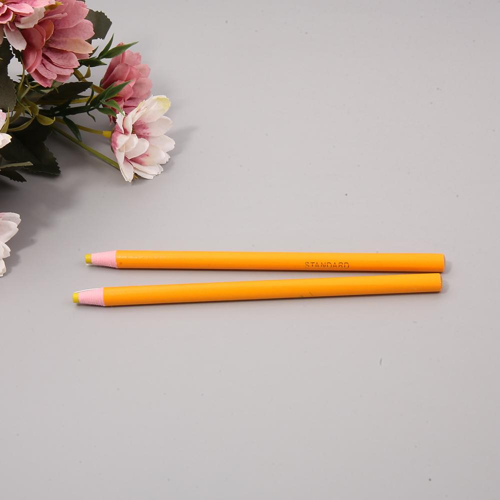 5Pcs Cut-free Sewing Tailor's Chalk Pencils Fabric Marker Sewing Chalk Garment Pencil for Tailor Sewing Accessories: Yellow