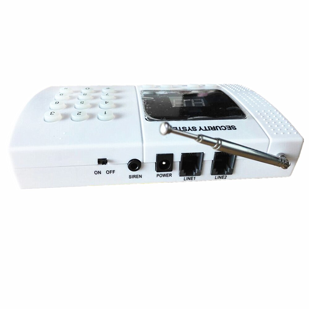 Sistema de alarma antirrobo para el hogar PSTN, conectado a la línea fija, llamada automática, casa de seguridad inalámbrica, 99 zonas.