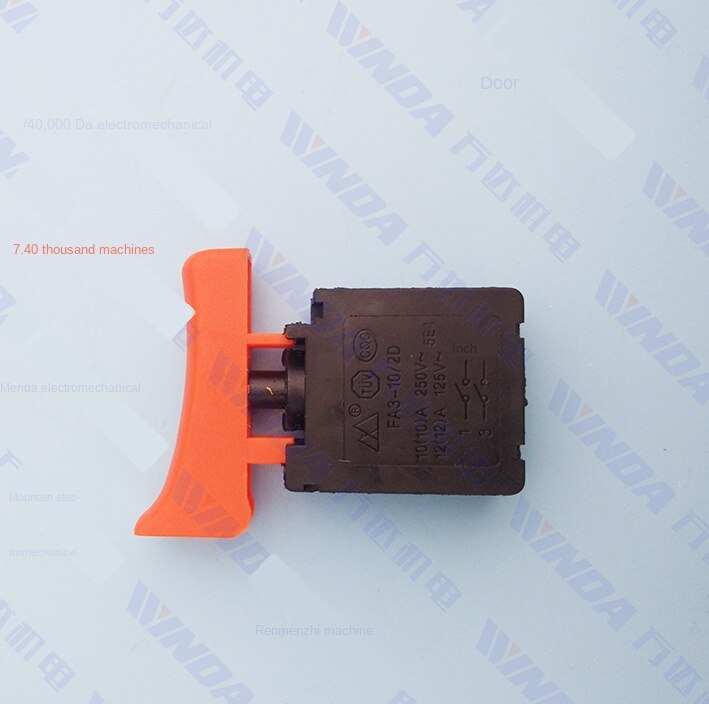 Interrupteur à Gâchette Pour Marteau Électrique - Compatible Modèles M26-2, M26-4 - En Plastique Noir - Neuf Sous Emballage