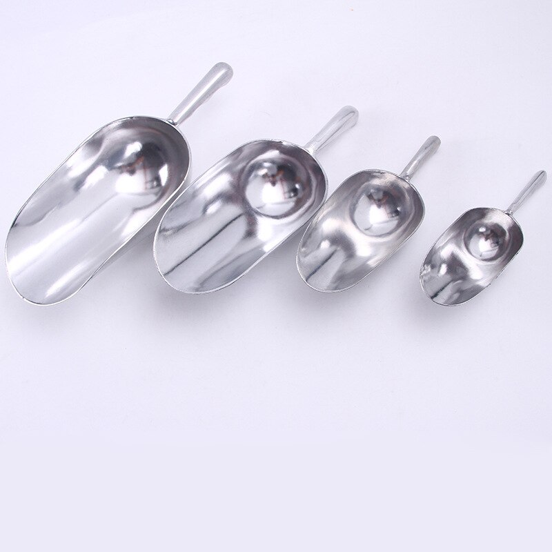 Cuillère en Aluminium pour grains de bonbons, café, haricots, glace, sucre, farine, outils de cuisine à domicile de Bar de mariage, 1 pièce,