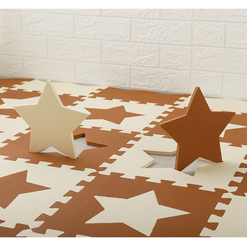 25 stuks cartoonpatroon speelmatten puzzels eva-schuim vloermat voor kinderen baby speelmat kruipmatten peuter tapijt