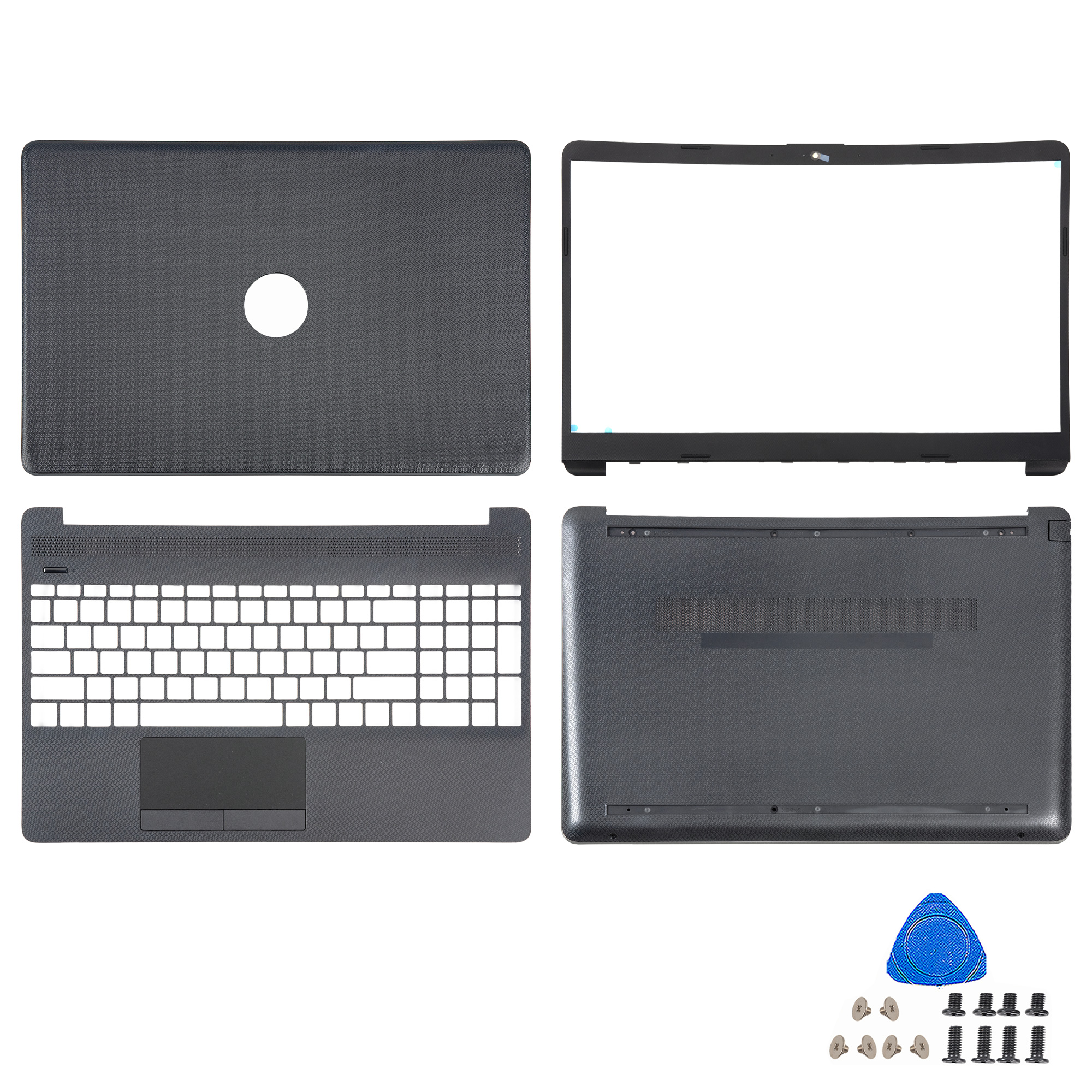 Nueva funda de portátil para HP 15-DW 15S-DU DY DR 250 255 G8 TPN-C139 LCD contraportada bisel frontal cubierta inferior con reposamanos carcasa superior