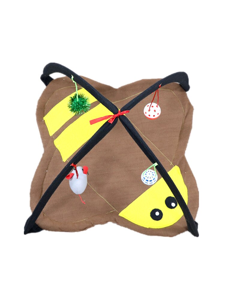 Leżąca zabawka dla kota s ulubiona mysz droczyć się zabawka dla kota zestaw zabawek zabawa namiot dla kota mata dla kota zagraj w łóżko zabawki dla zwierząt domowych i łóżko wygodne i zabawne ulubione koty