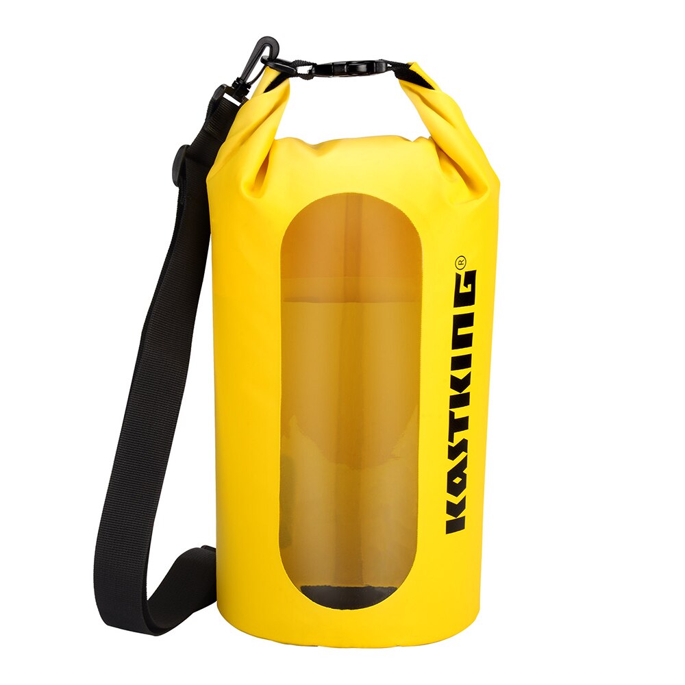 KastKing 100% Waterproof Dry Bag with Clear Window 500D PVC Material Dry Bag 10L 20L 30L For Fishing Camping Kayaking Hiking