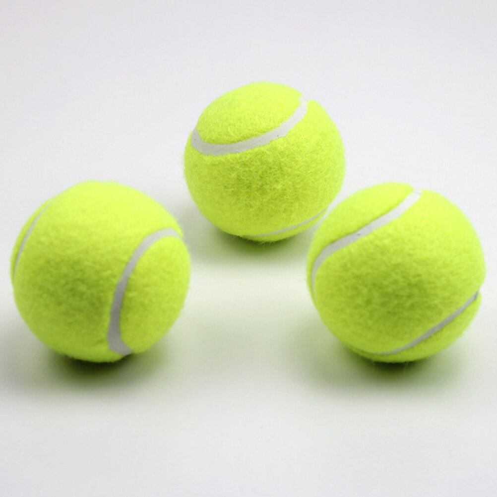 6PCS High Elasticity Tennis Balls Practice Tennis Balls Heavy Duty Tennis Balls For Sport Training Exercise