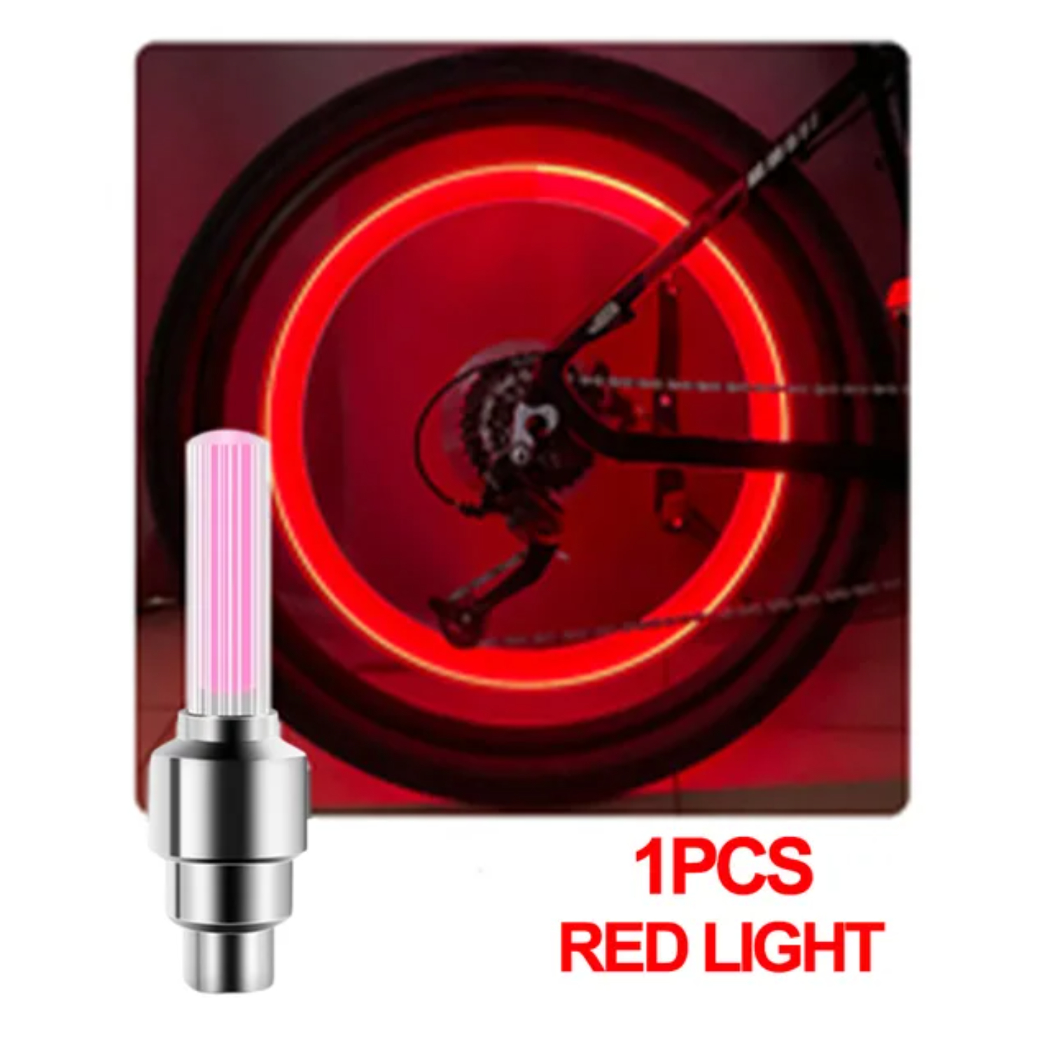 Enhanced Visibility Stylish and Safe Neon Bicycle Spoke Light for Night Riding, Bright Essential Illuminated Nighttime Warning V: Burgundy