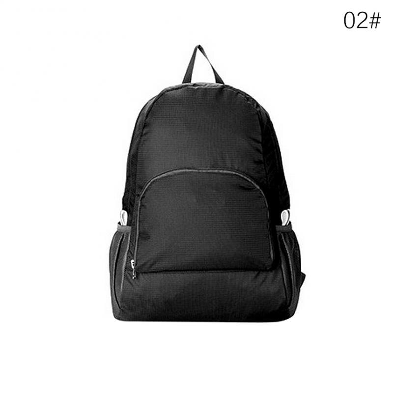 Portable outdoor collapsible backpack travel mountaineering bag waterproof nylon sports backpack: 02