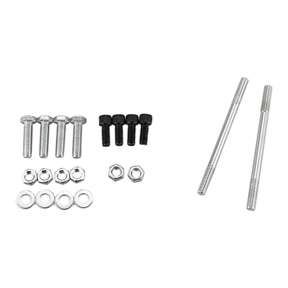 Bil metal + plast karburator pad måtte + skive - holley spc 9130 til chevy ford