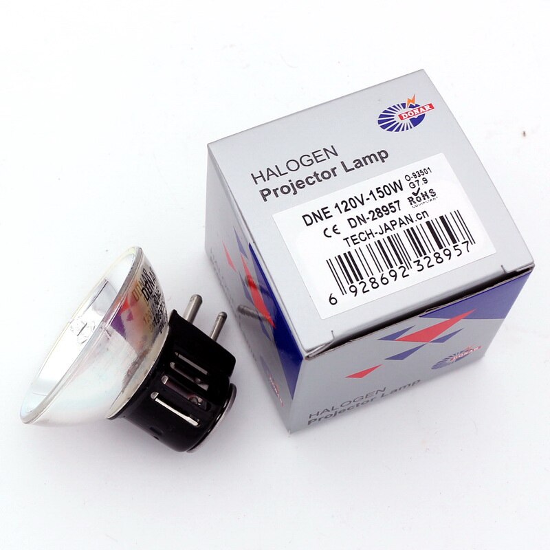 DNE-bombilla para proyector Super 8, 120v, 150w, GY7.9, 54409