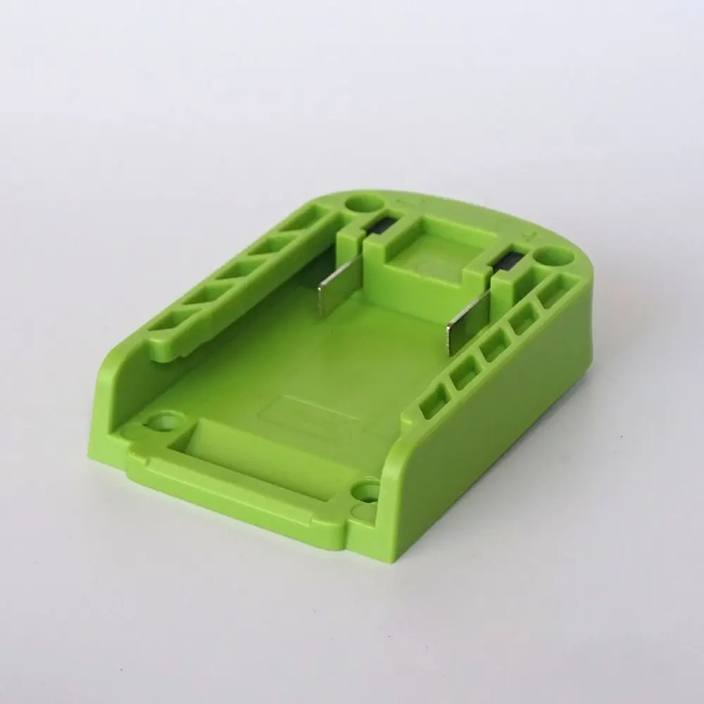 DIY Battery Adapter Converter Base Battery Connector Charging Head Shell Holder Base Power Tool Accessories: MAROON