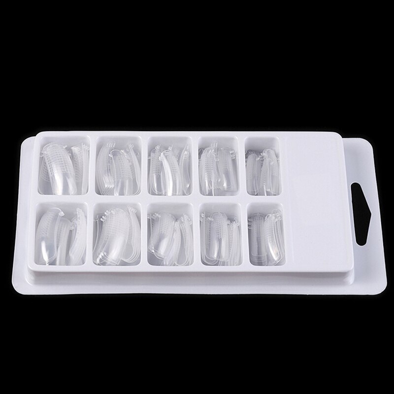 Molde de construcción rápida para uñas, herramienta de Gel para uñas de doble extensión de forma, UV, 20 piezas