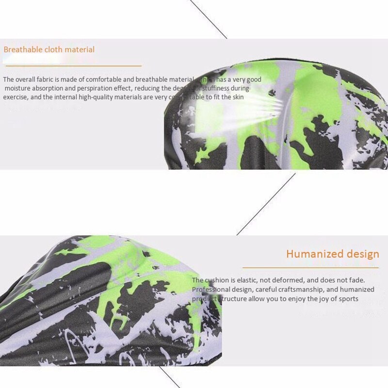 Bike Seat Mountain Bike Memory Foam Slow Rebound Foam Cushion Cover Bike Saddle Protector