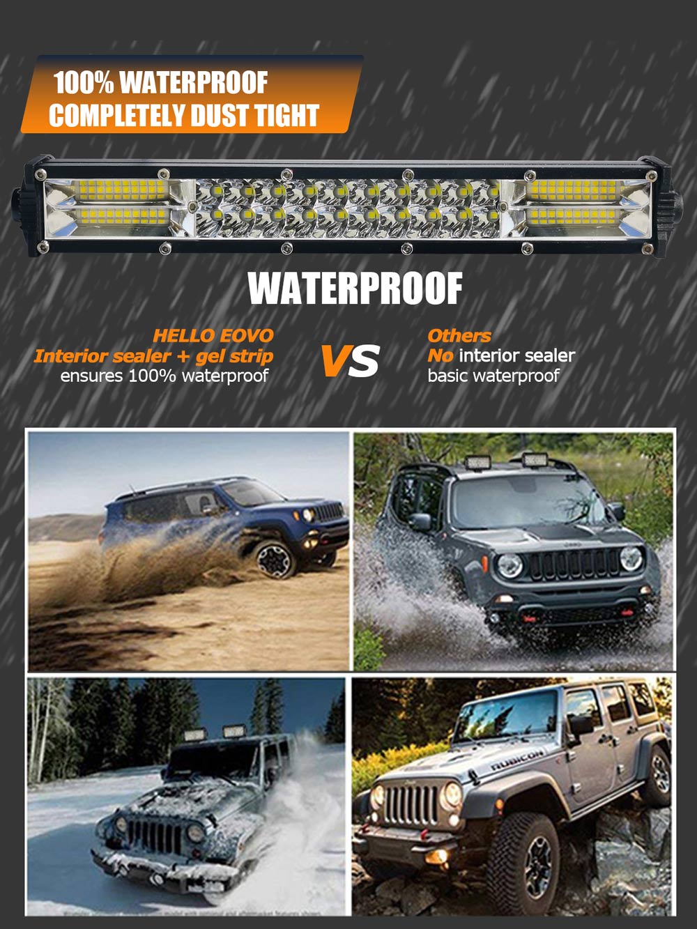 LED Bar 11 inch 21 inch LED Light Bar Work Light for Driving Offroad Boat Car Tractor Truck 4x4 SUV ATV 12V 24V Off Road