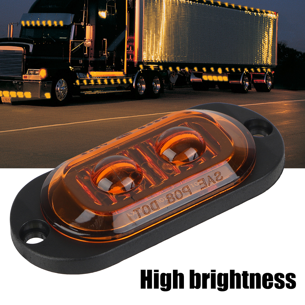 12V 24V Truck Positie Verlichting Auto Zijmarkeringslichten Led Signaal Licht Trailer Verlichting Indicator Achterlichten Auto accessoires