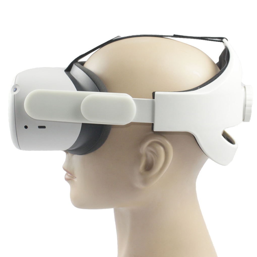 Vr -kuulokkeiden pääpanta muovi säädettävä vr -kuulokkeiden päähihnan vaihto oculus quest 2: lle