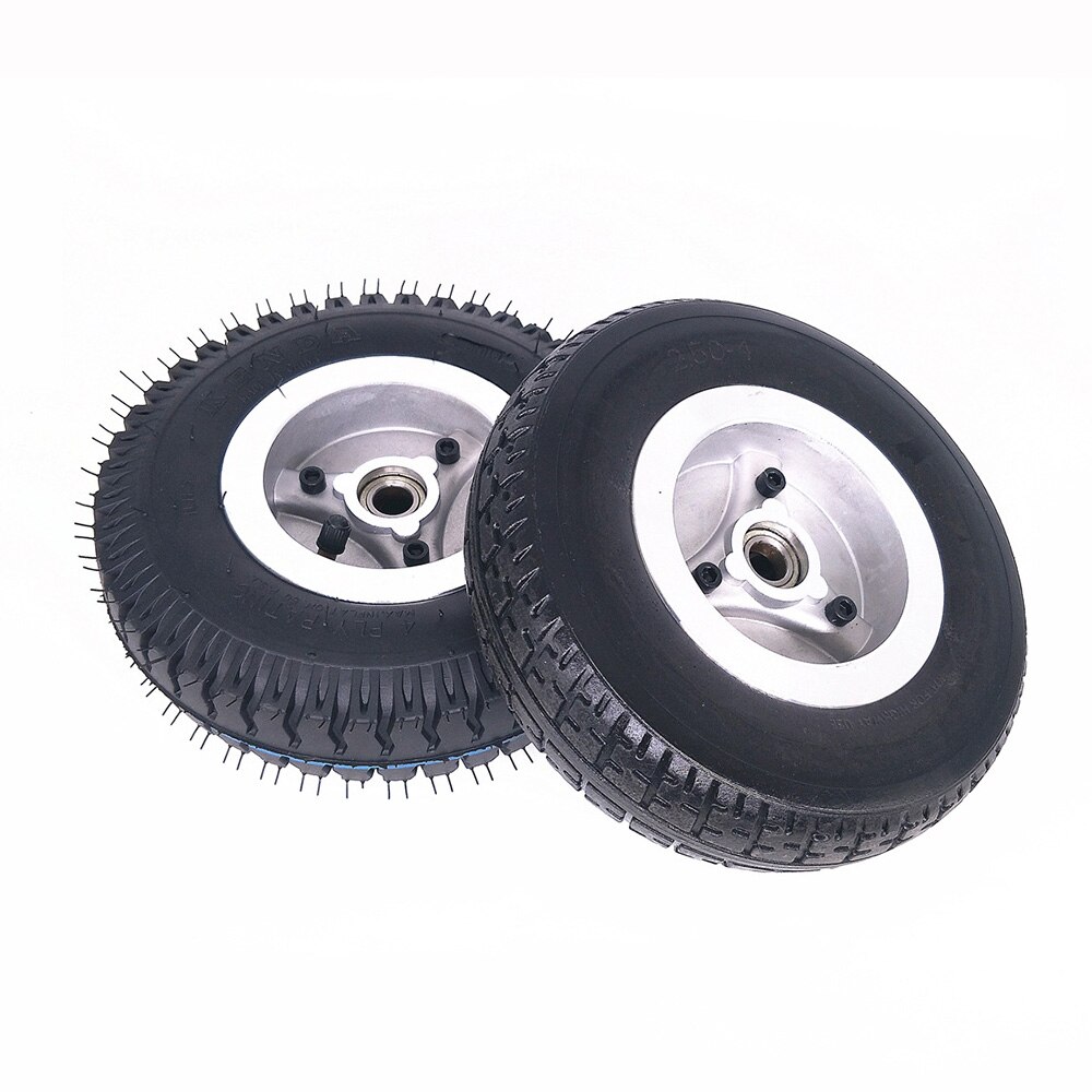2.50-4 hjul solidt dæk pneumatisk dæk til elektrisk scooter go kart 4- hjul elektrisk køretøj 8 tommer hjul udskiftningsdele