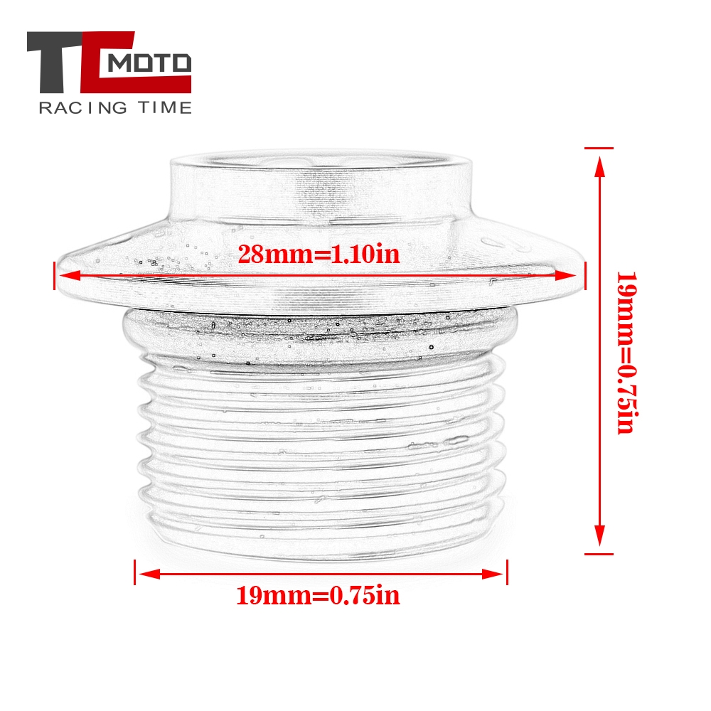 Tapón de llenado de aceite para motocicleta M20 * 1,5 para Suzuki DL250 DL650 DL650XT DL1000 DL1000XT DL 250 650 1000 v-strom b-king Katana