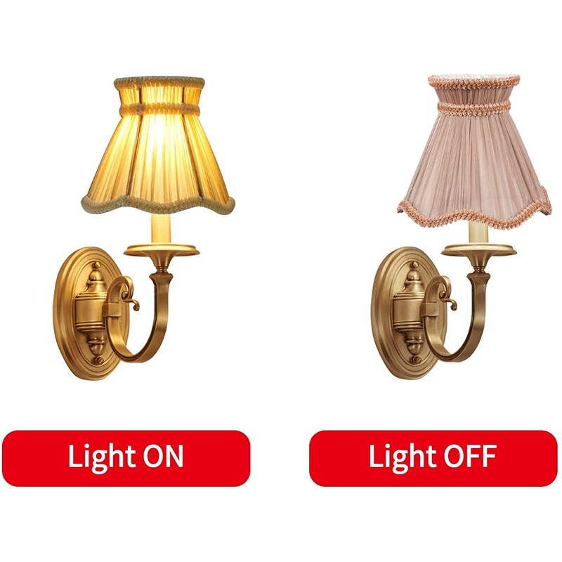 Kaars Kroonluchter Lampenkap Set Van 2 Clip On Licht Lampenkap Wandlamp Stof Licht Schaduw