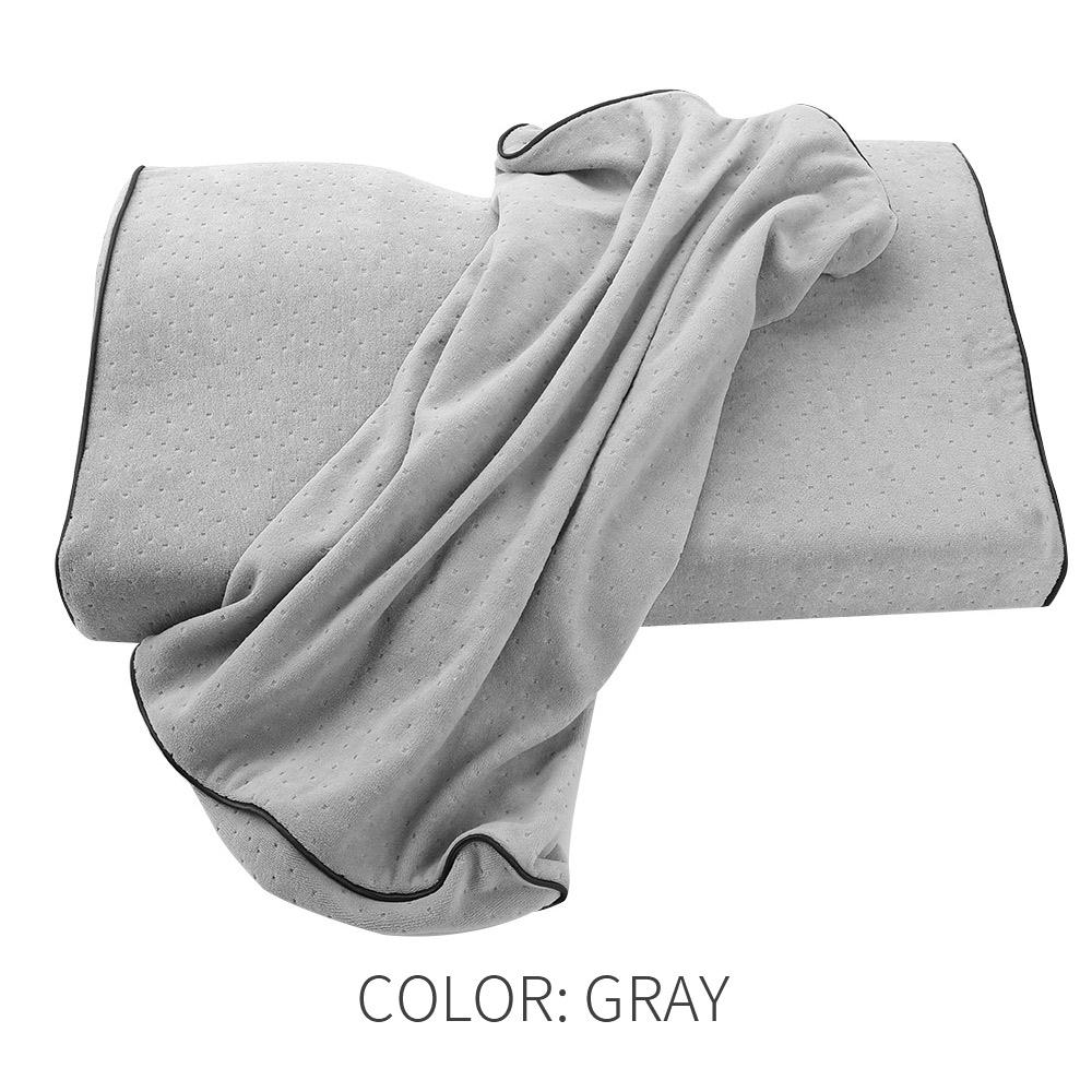 Praktiska 50*30*10cm örngott kuddfodral hem fjäril formad kontor sover bekvämt 62*34*11 memory foam relax: Grå / 62 x 34cm