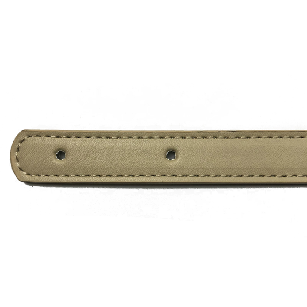 2pcs 62cm PU leather Bag Strap Handle Detachable Shoulder Bag Belt DIY Replacement strap for Handbag Band Handle Bag Accessories: Beige
