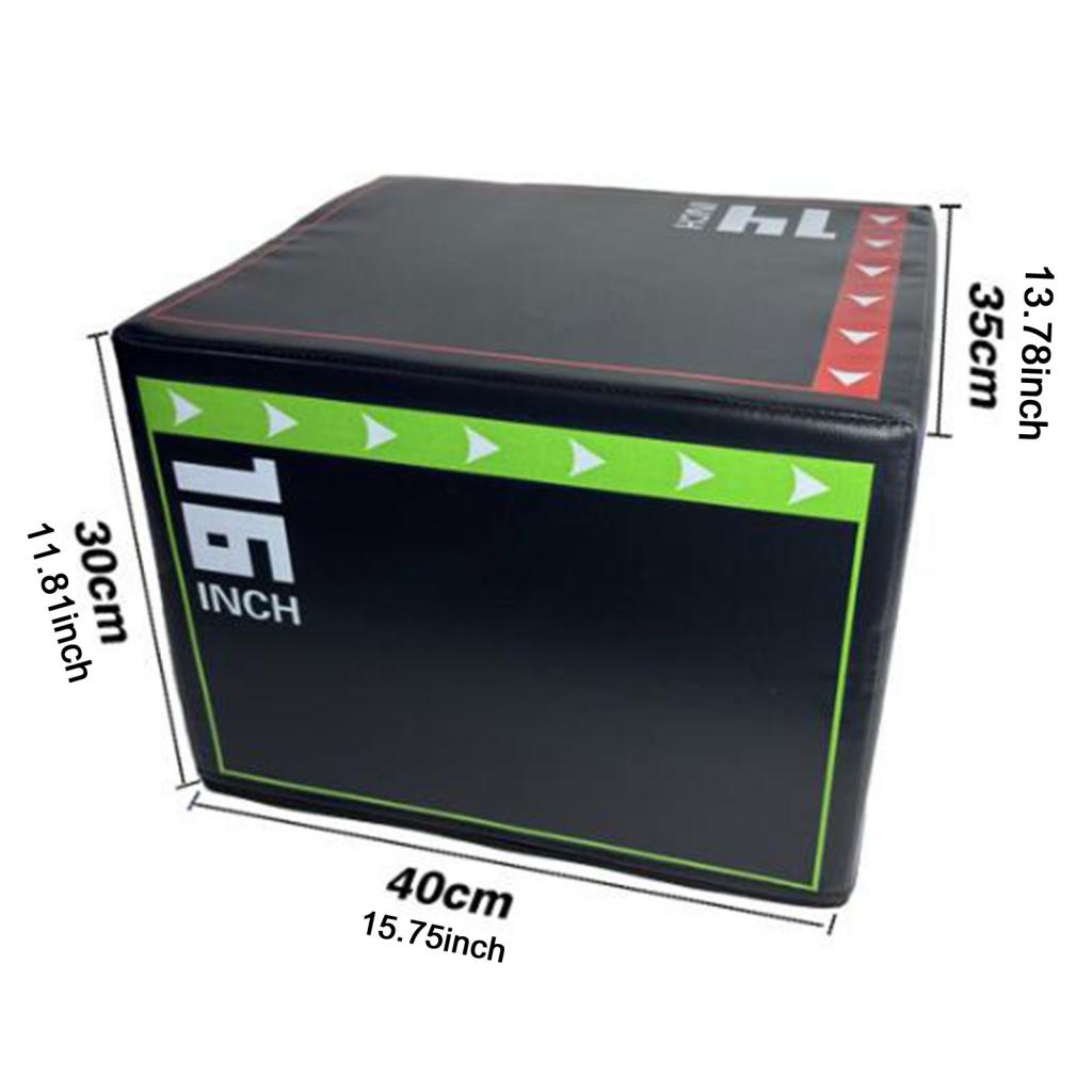Jump Box Draagbare Plyometrische Box Step-up Box Veelzijdig voor Home Gym Conditioning Krachttraining Fitness Workout Oefening: green