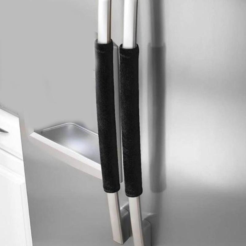 Black - Handmade Fridge Handle/Seat Belt Cover by Jugaad (Set of 2) main image 1