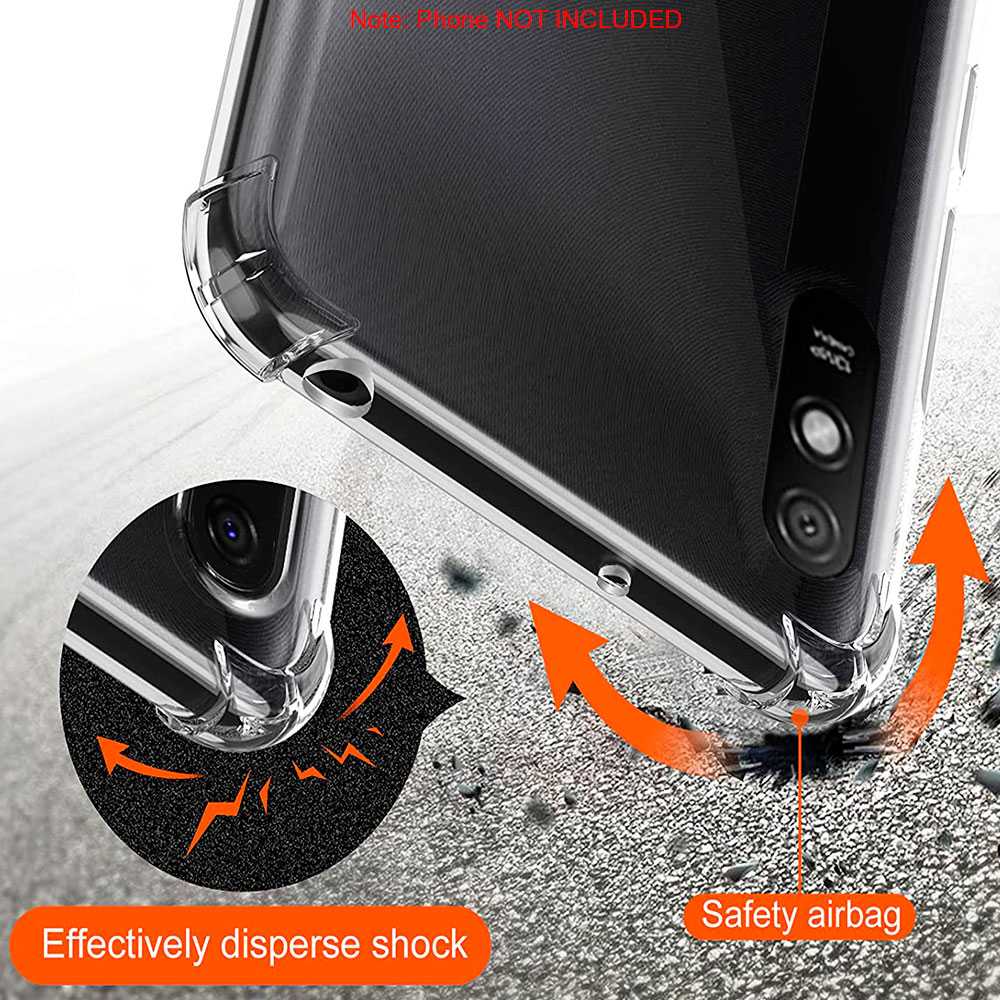 Clear Tpu Case Compatibel Met Xiaomi Redmi 9A/9AT Antishock Versterkte Randen Hoeken Shock Beschermende Bumper Cover