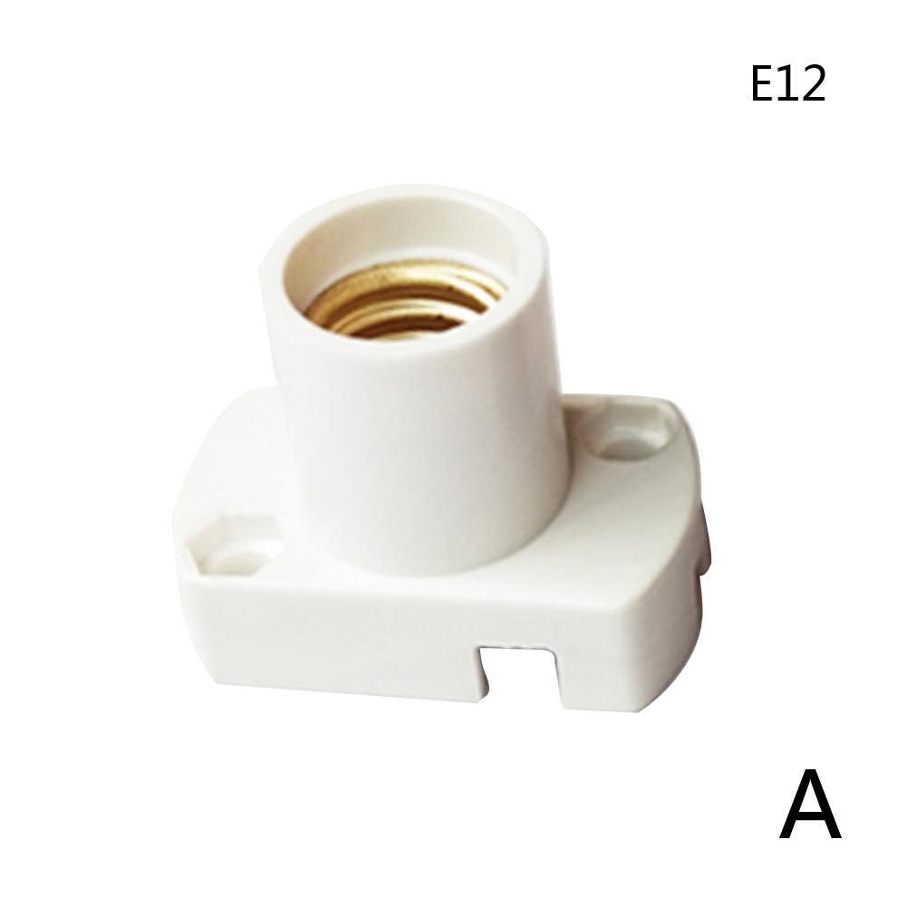 Douille à vis E12/E14, Mini socle de lampe, adaptateur d&#39;ampoule domestique, outils support de lampe K2Q4: E12