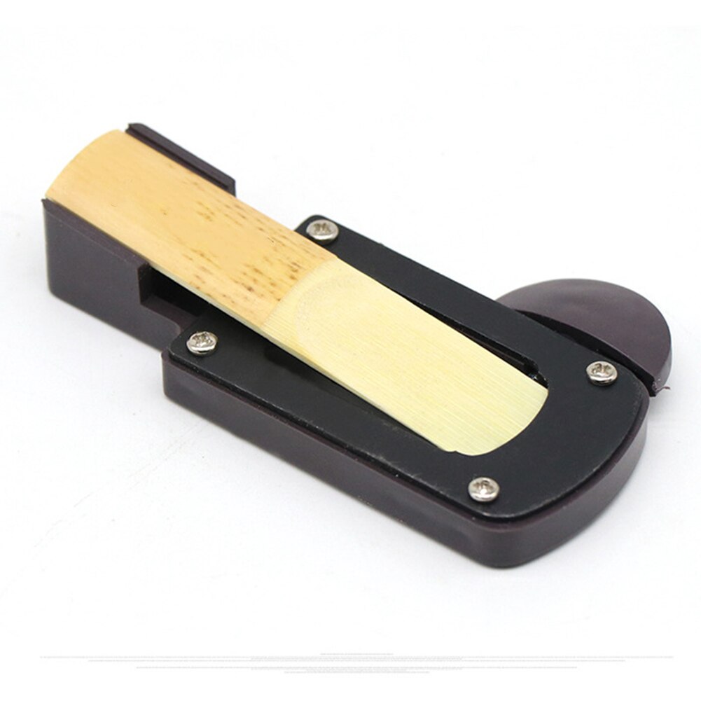 Altsaxofoon Sax Reed Trimmer Cutter Alto Sax Te Alto-E Rieten Trimmer Tool Voor Alto-E Saxofoon reed Plastic + Metalen O31