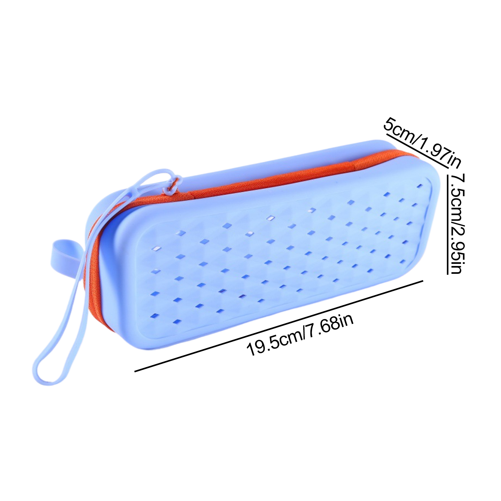 Silicone Goggle Case Swimming Goggles Storage Case with Drain Holes Water Sport Accessories Earplugs Organizer With Lanyard