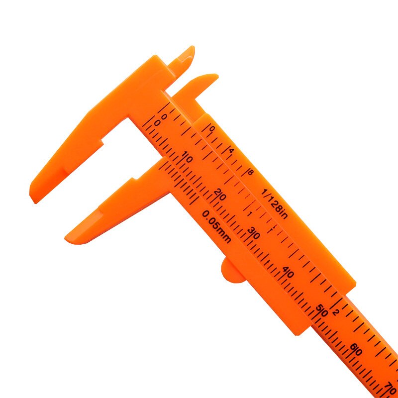 1 pcs Plastic Measuring Tools Mini Vernier Calipers 1mm / Mini Ruler Micrometer Gauge 80mm 100mm Measuring Range