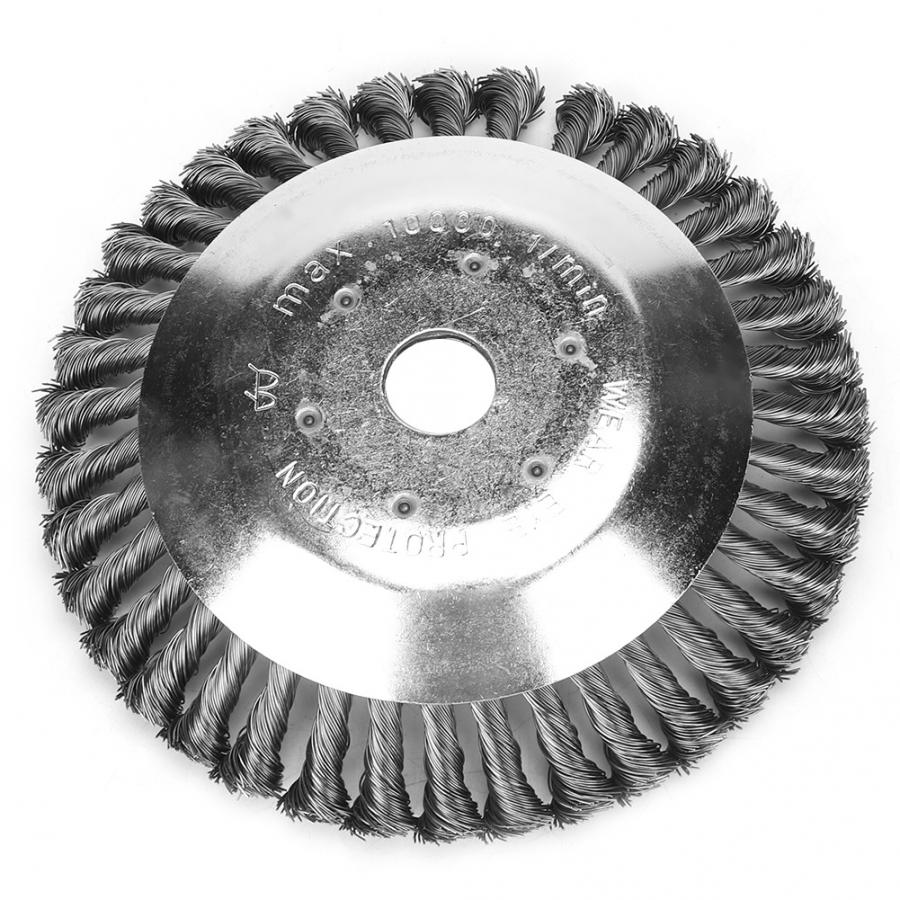 8'' Universal Grass Brush Rotating Grass Brush for Lawn Mower Grass Brush