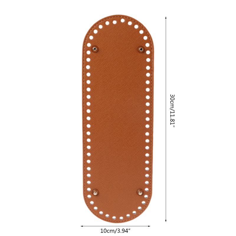 Almohadilla de cojín para hacer bolsos, bolsa moldeadora inferior para bolso de hombro, DIY, accesorios de bolso, fondo ovalado para bolso de punto, 30x10cm