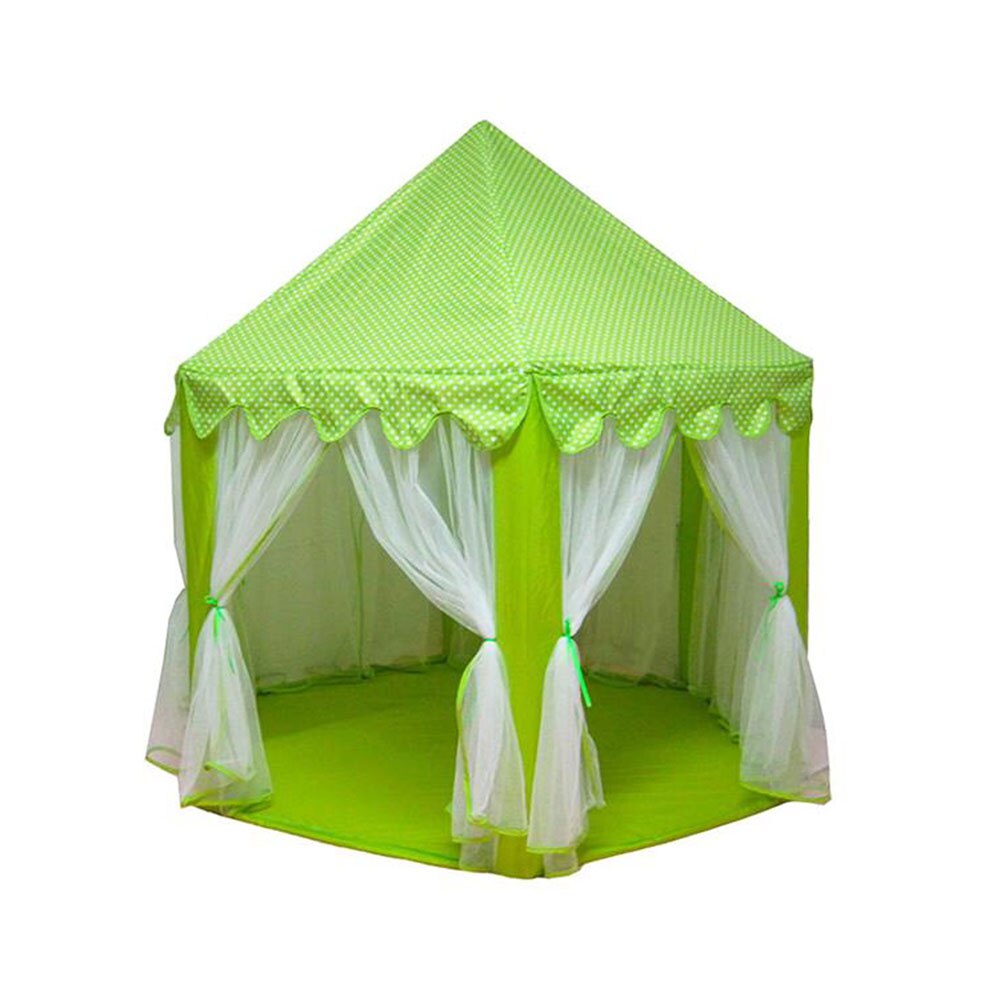Wenig J Tragbare Kinder Spielzeug Spielen Zelte Mädchen Prinzessin Rosa Schloss Kinder Außerhalb Garten Falten Zelt Bälle Pool Spielen Lodge: WJ3003C