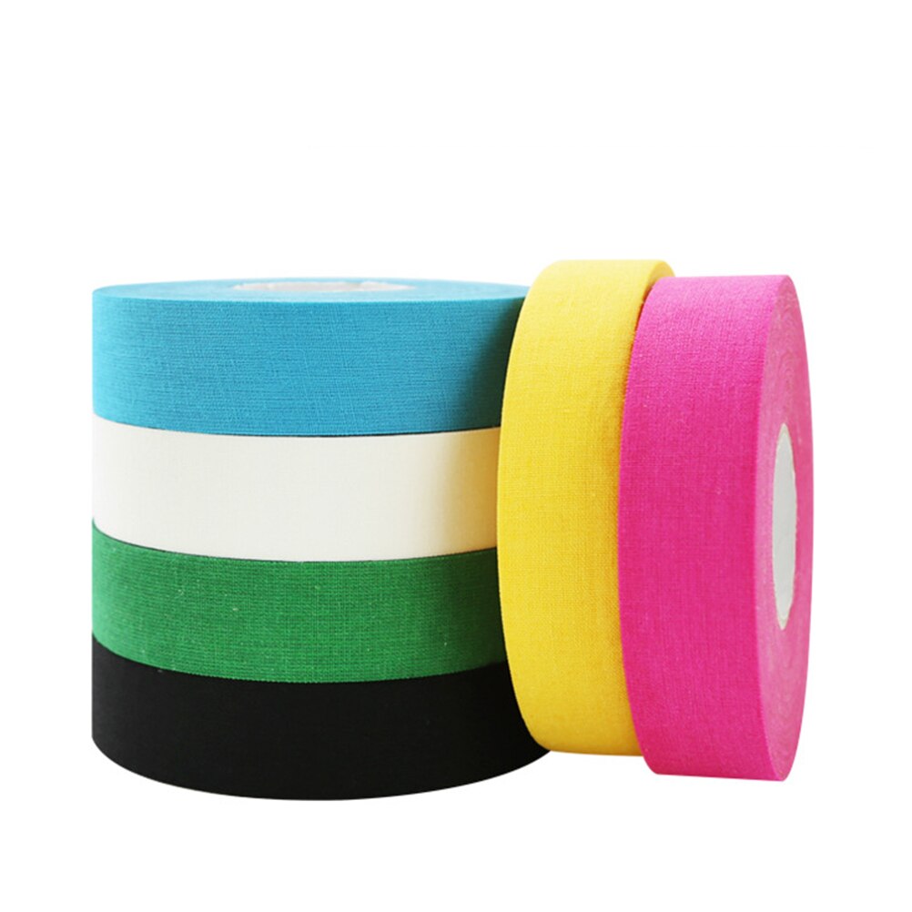 1pc hockeystick tape klebrig tape anti-skli sportsemballasje tape hockey stick wrapper for praksis sport bruk (tilfeldig farge)