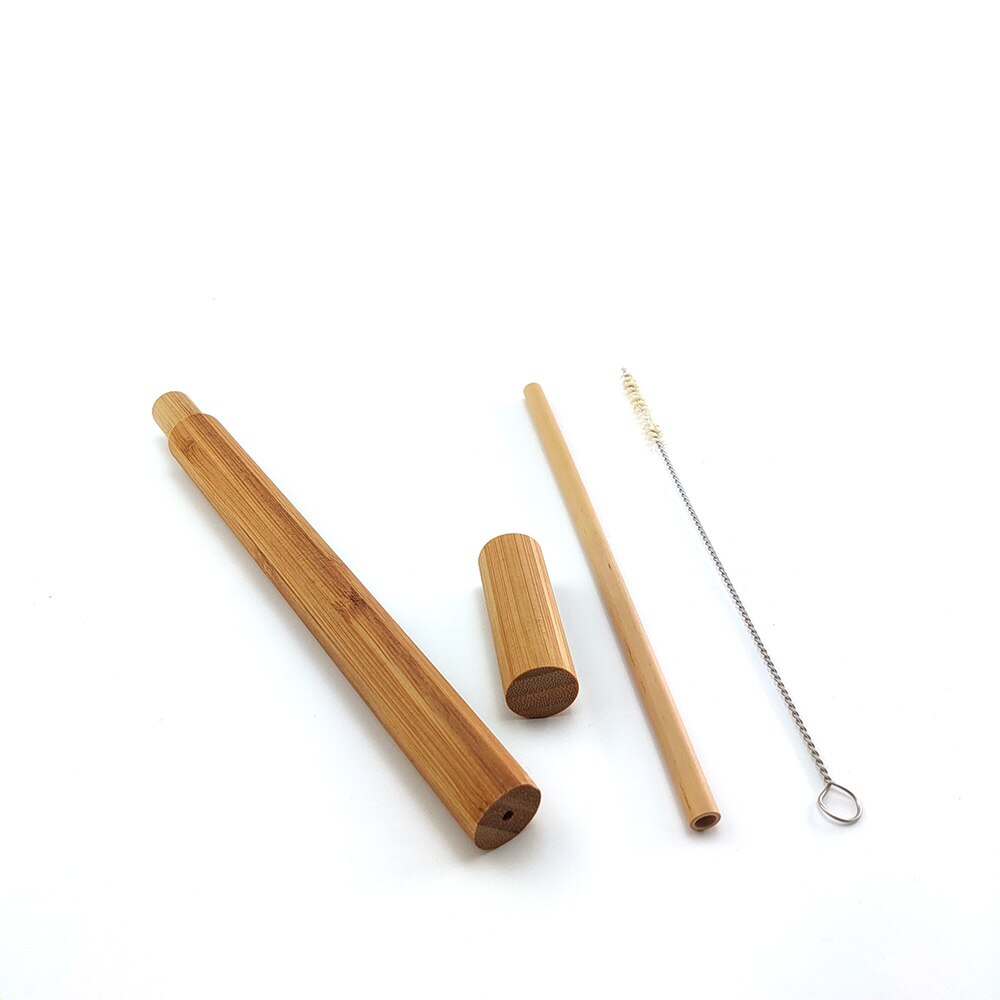 Bamboo Straws Reusable Dishwasher Safe Earth Green Biodegradable Bamboo Straws Drinking Reusable Straws and Brush: 941-1