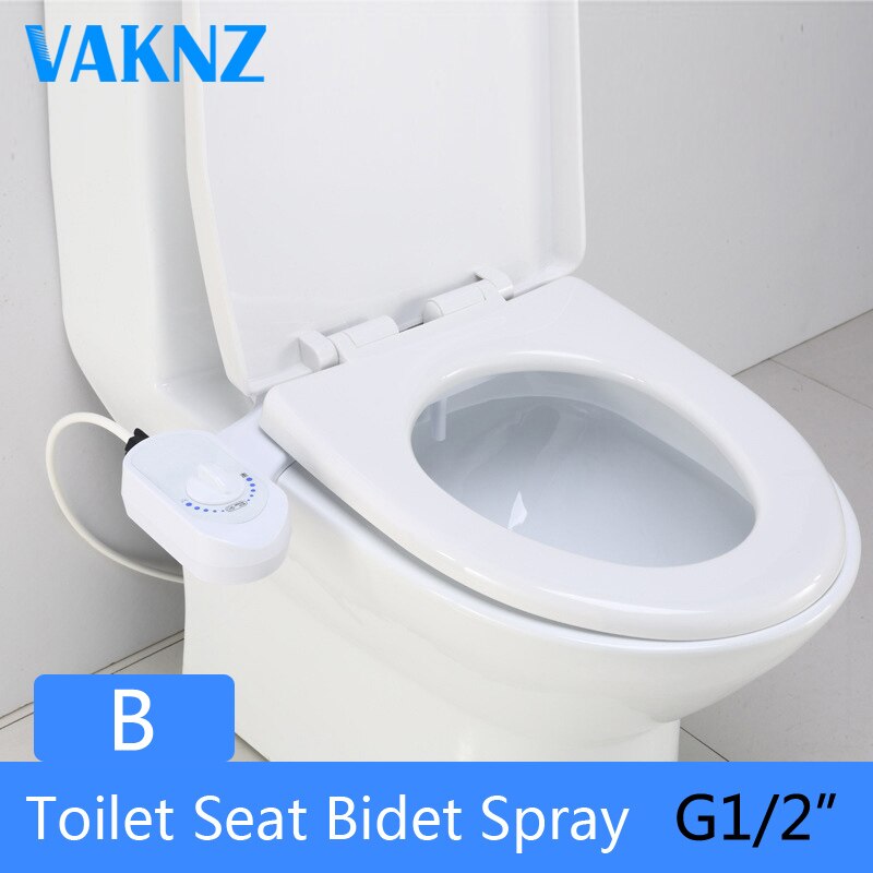 Echt Vaknz Toiletbrillen bidet bidet kraan eenvoudige schoon toilet seat: B