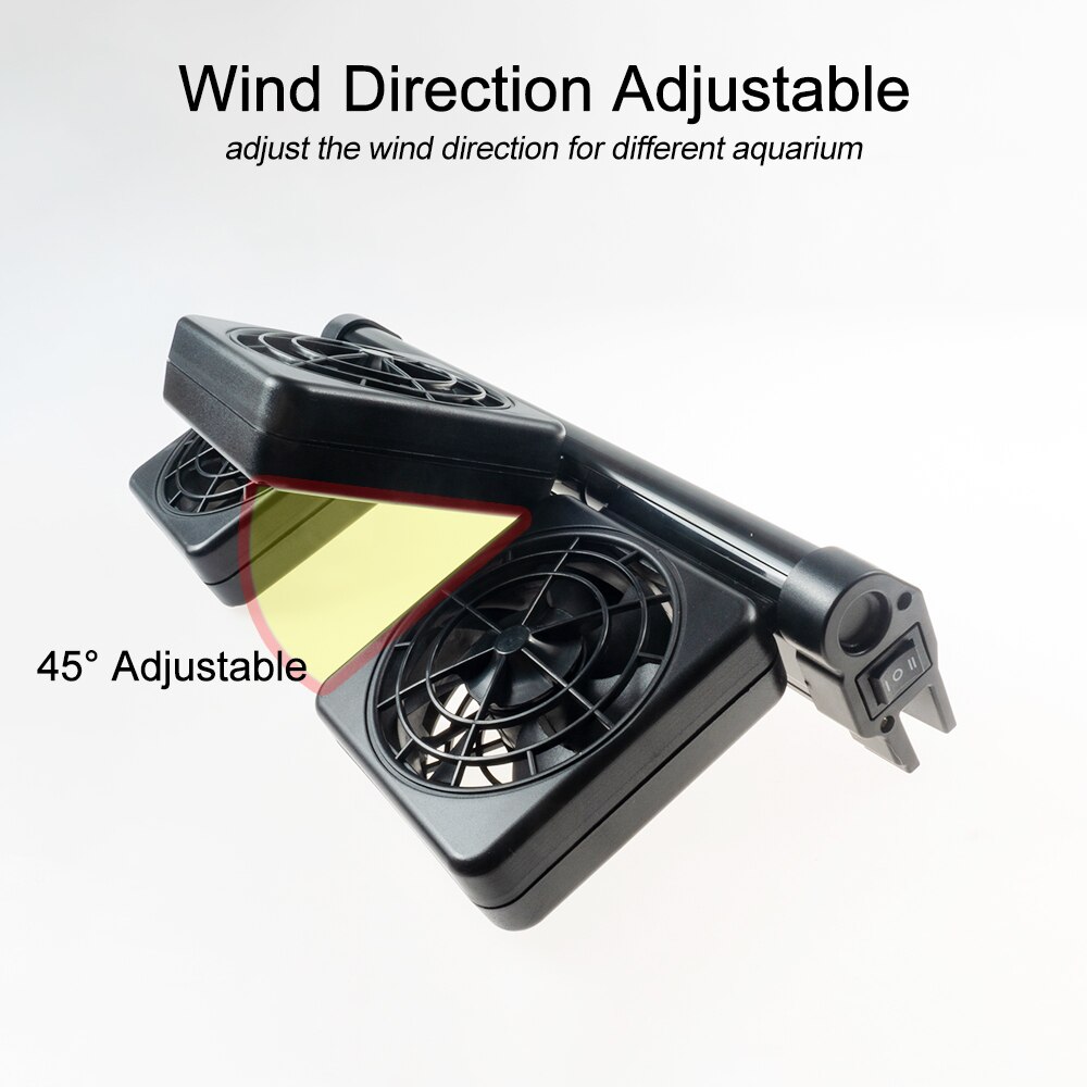 Aquarium Lüfter 100-240V Wasser Kühler für Aquarium Wasser Kühler Kühlung für Aquarium Garnelen/Gepflanzt zubehör Liefert