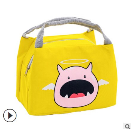 Cute Women Ladies Girls Kids Portable Insulated Lunch Bag Box Picnic Tote Cooler Insulated Thermal Cooler Bento Lunch Box Tote: 5