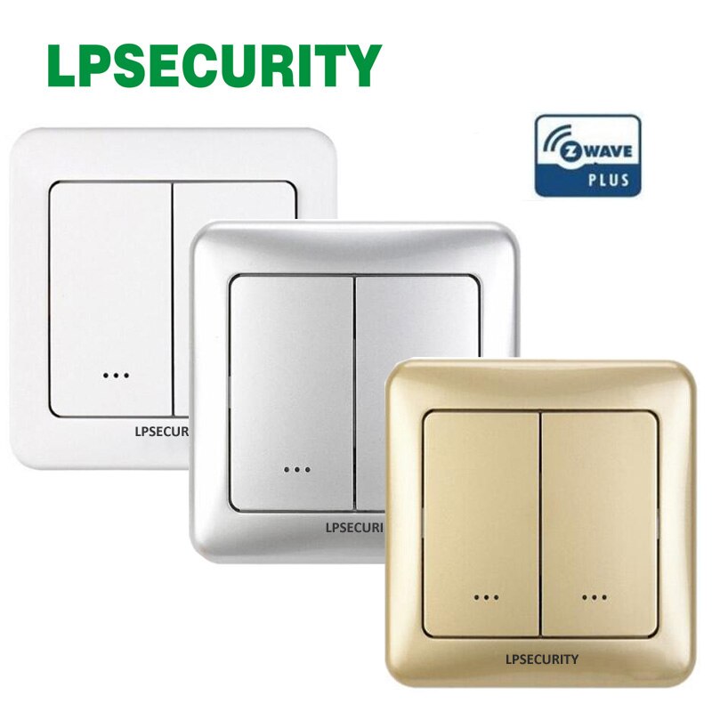 LPSECURITY Z-Wave Plus Dual Dimmer Switch TZ35-D