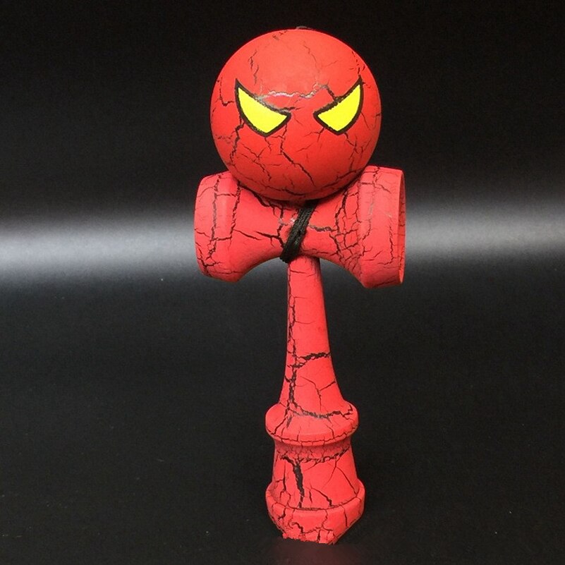 Kendama araña de madera completa Kendama de dibujos animados Skillful Kendama Aire Libre pelota para juego de malabares, juguetes para