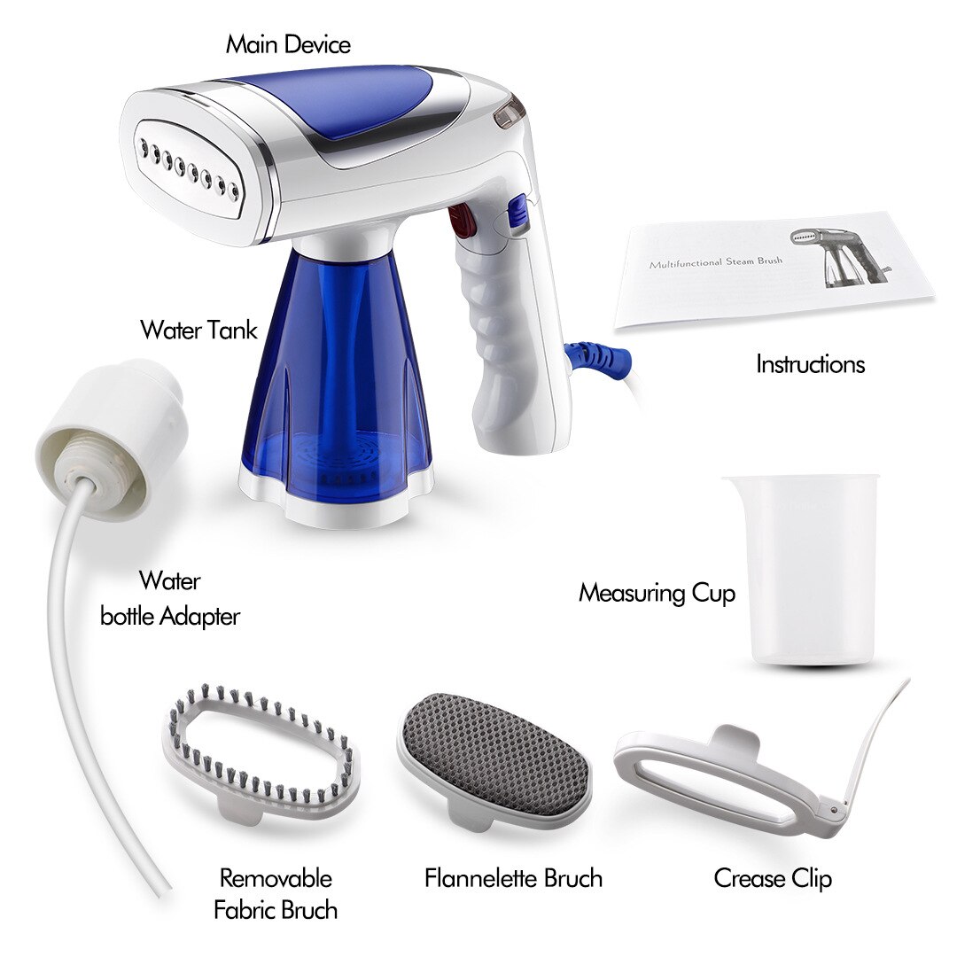 Défroisseur vapeur Portable puissant pour vêtements, Mini, haute puissance, fer à repasser rapide pour voyage à domicile, 2022: Package 2 / LES USA