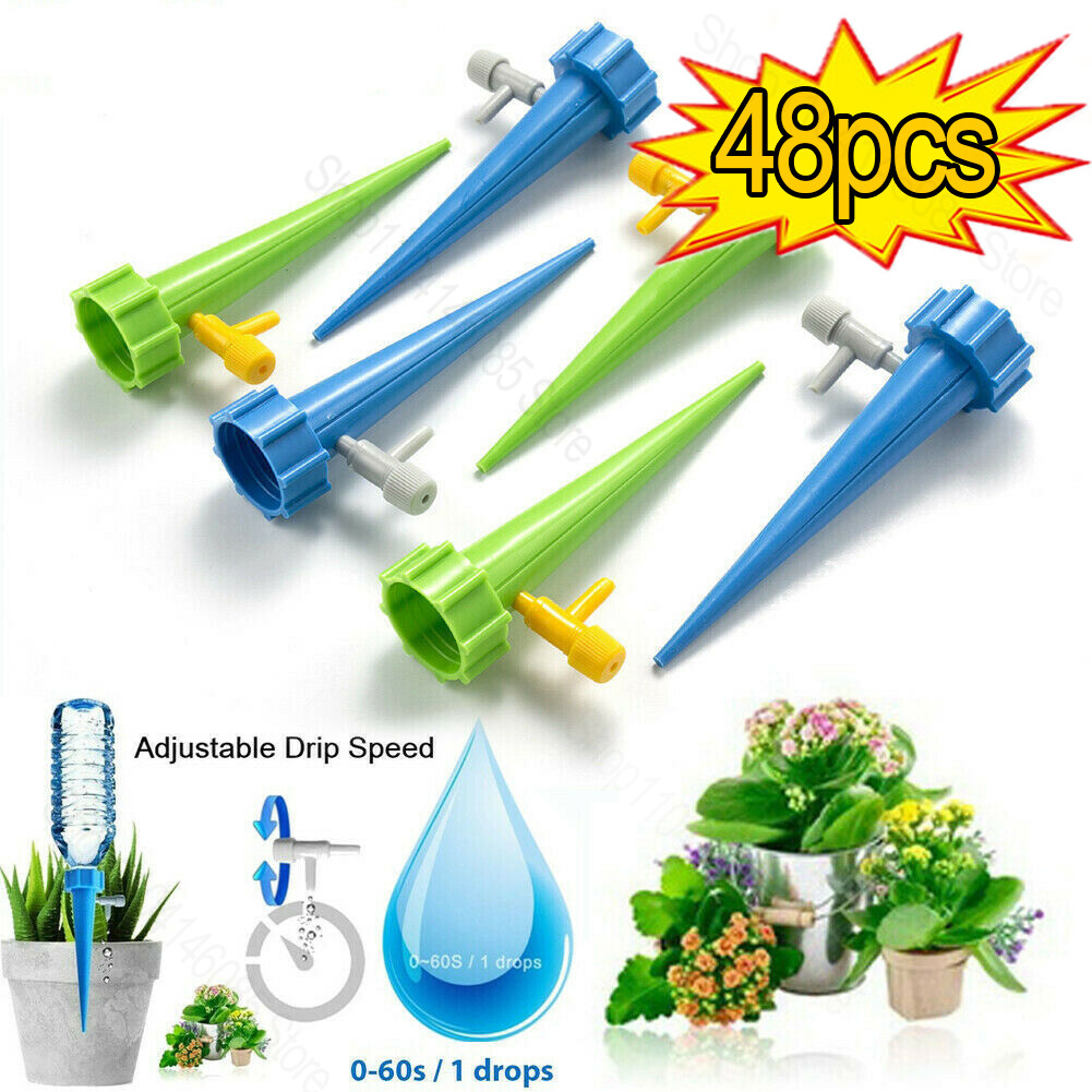 Sistema de riego por goteo, gotero de agua para plantas, autorriego automático ajustable para gotero de agua para plantas de flores