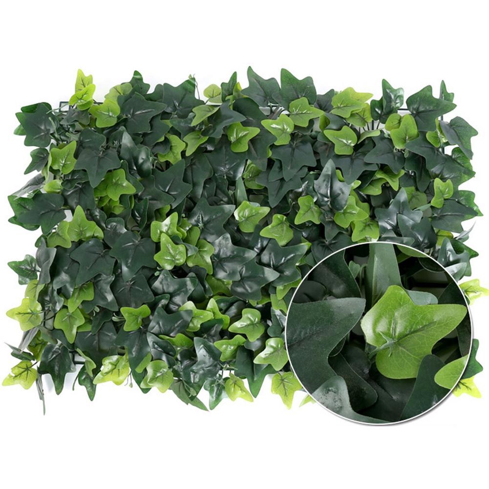 60x40CM Artificial Plant Backdrop Panel UV Protected Privacy Hedge Screen Simulation Plant Wall Decor Lawn For Garden Decoration: B