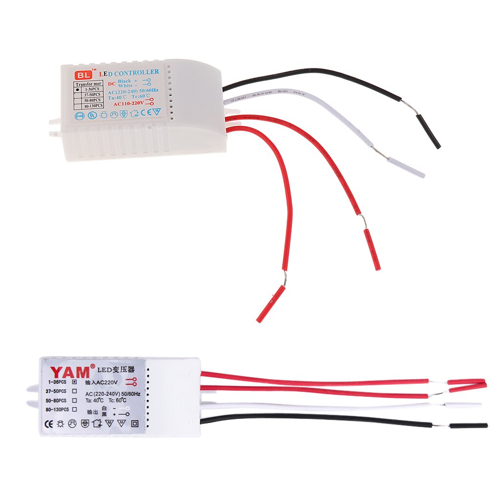 Entrée ca 220V LED transformateur d'alimentation pour ampoule LED